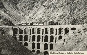 Shimla Prints: Highest Viaduct on the Kalka-Shimla Railway