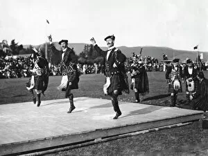 Highland dancers at Braemar Highland Games