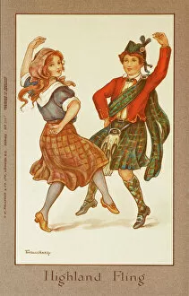 Images Dated 2nd April 2008: Highland Fling by Florence Hardy