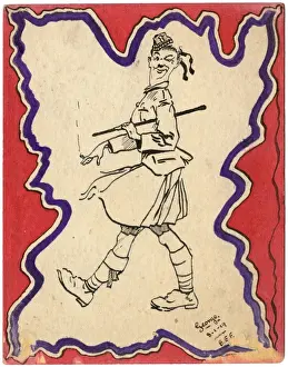 Ranstead Prints: Highland soldier by World War One