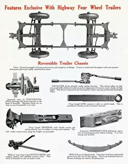 Highway Four Wheel Trailers and Reversible Trailer Chassis