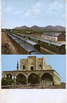 Medina Prints: Hijaz Railway Station - Medina, Saudi Arabia