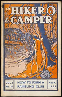 Surroundings Prints: The Hiker & Camper 1931