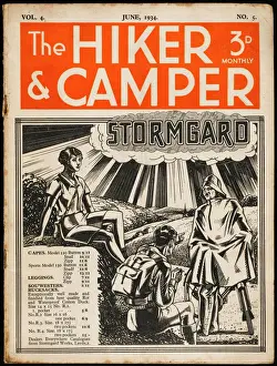 Rain Prints: The Hiker & Camper 1934