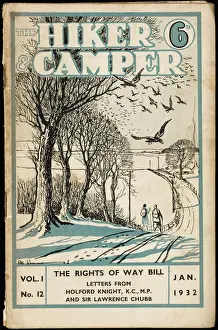 Snowy Prints: Hiker & Camper Mag / 1. 32