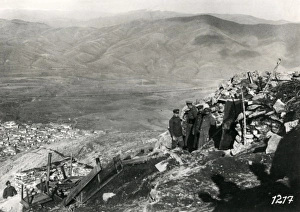 Images Dated 2nd December 2011: Hill 1050, north of Monastir, Macedonia, WW1