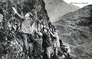 Pioneers Collection: Hill Climbers, Keswick, Lake District, Cumbria, England