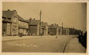 Blackley Prints: Hill Lane, Blackley, Manchester, Lancashire, England. Date: 1923