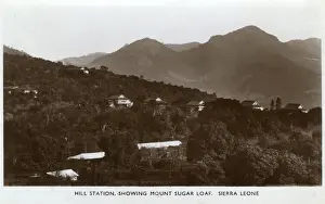 Hill station and Mount Sugar Loaf, Sierra Leone, West Africa
