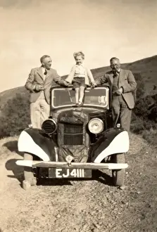 Automobilia Prints: Hillman 10 Saloon