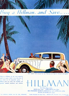 Images Dated 30th October 2015: Hillman advertisement for Twenty-70 Sports Saloon