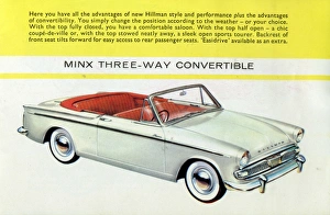 A Hillman Minx Three-way Convertible