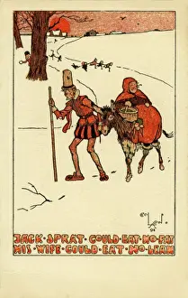 Hills. Jack Sprat Could Eat No Fat. Cecil Aldin. 1898. jpg