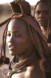 Gear Prints: Himba Girl - wearing head gear and jewellery