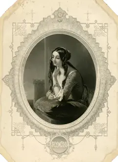 Blooming Prints: Hinda, a character in Lalla Rookh by Thomas Moore