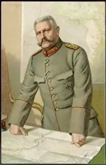 Hindenburg and Map