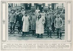 Months Prints: Hindenburg & Staff / 1915