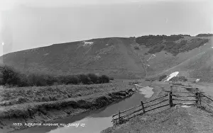 Alfriston Prints: Hindover Hill, Alfriston