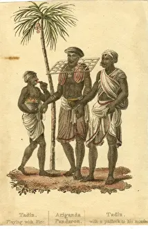 Padlock Prints: Hindu Customs - three men