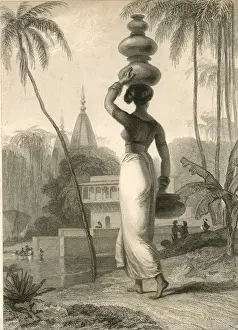 A Hindu Female by William Daniell