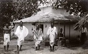 Temples Prints: Hindu priests, Trinidad, West Indies