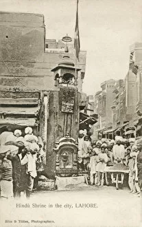 Shrine Collection: Hindu Shrine at edge of Street in Lahore, Punjab, Pakistan