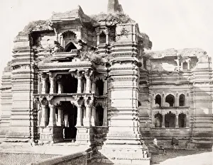 Hindu temple at Bindrabund, Vrindaban, India