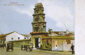 Hindu Temple on South Bridge Road, Singapore