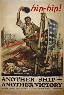 Hip-hip! Another ship - another victory United States Shippi