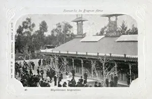 Racetrack Prints: Hipodromo Argentino, Buenos Aires, Argentina Date: circa 1902