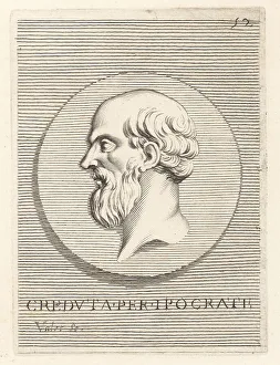 Carnelian Prints: Hippocrates from Kos, ancient Greek physician c.470-370 BC