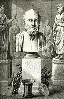 Hippocrates Gallery: Hippocrates / Louvre Bust