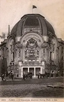 Rink Prints: The Hippodrome - The American Skating Rink - Paris, France