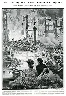 Staged Prints: Hippodrome, London - stage effects 1906