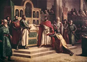 Oath Prints: HIRALDEZ DE ACOSTA, Marcos (1830-1896). The Oath