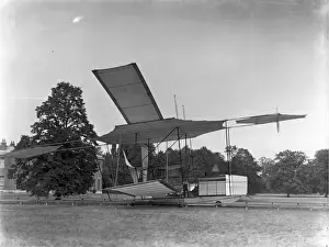 Hiram Maxims flying machine at Baldwyns Park, Kent