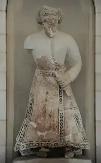 Carved Prints: Hishams Palace. Human figure sculpture. Stucco. Khirbat al
