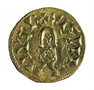 Numismatic Prints: Hispanic-Visigothic triens of Sisenand of