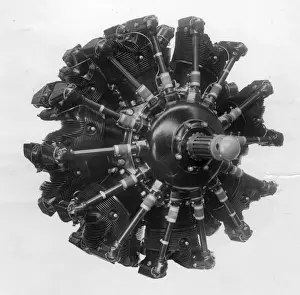Suiza Prints: Hispano-Suiza 14HB (Series 80) 14-cylinder radial