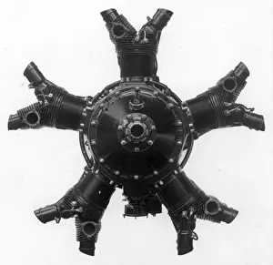 Suiza Prints: Hispano-Suiza 5Q 5-cylinder radial