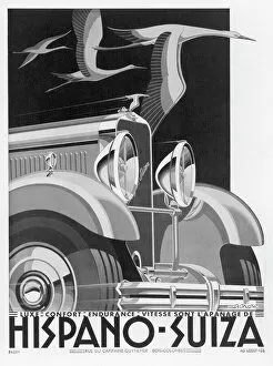 1932 Collection: Hispano-Suiza Car 1932