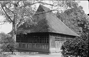 Bergholt Prints: Historic Bell Cage in East Bergholt