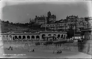 Boscombe Prints: Historic Boscombe Beach Scene