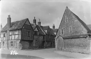 Overcast Prints: Historic Buildings in a Quaint Village