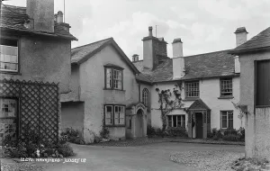Cobblestone Prints: Historic Courtyard in Hawkshead