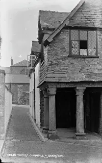 Cobblestone Prints: Historic Guildhall in Totnes