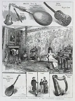 Pochette Prints: Historical Musical Instruments, Inventions Exhibition