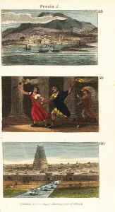 Images Dated 5th April 2020: Historical views of Persia (Iran)