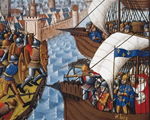 Defenders Gallery: History of Crusades. Seventh Crusade. Siege of Damietta (Jun