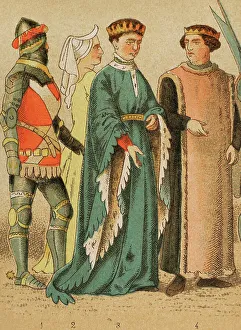 History of England. 1400-1450. From left to right